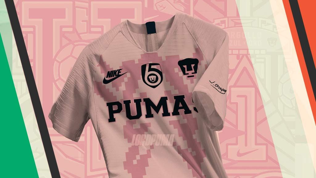 playera de pumas conmemorativa