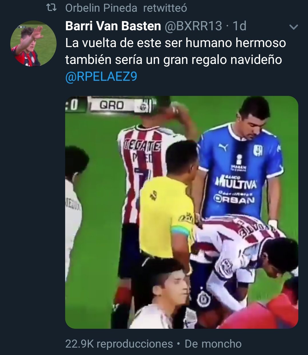 Orbelín Pineda lanzó un guiño a las Chivas