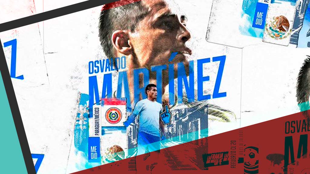 Osvaldo Martínez, nuevo jugador de Puebla