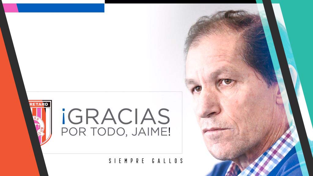 Querétaro oficializa la salida de Jaime Ordinales