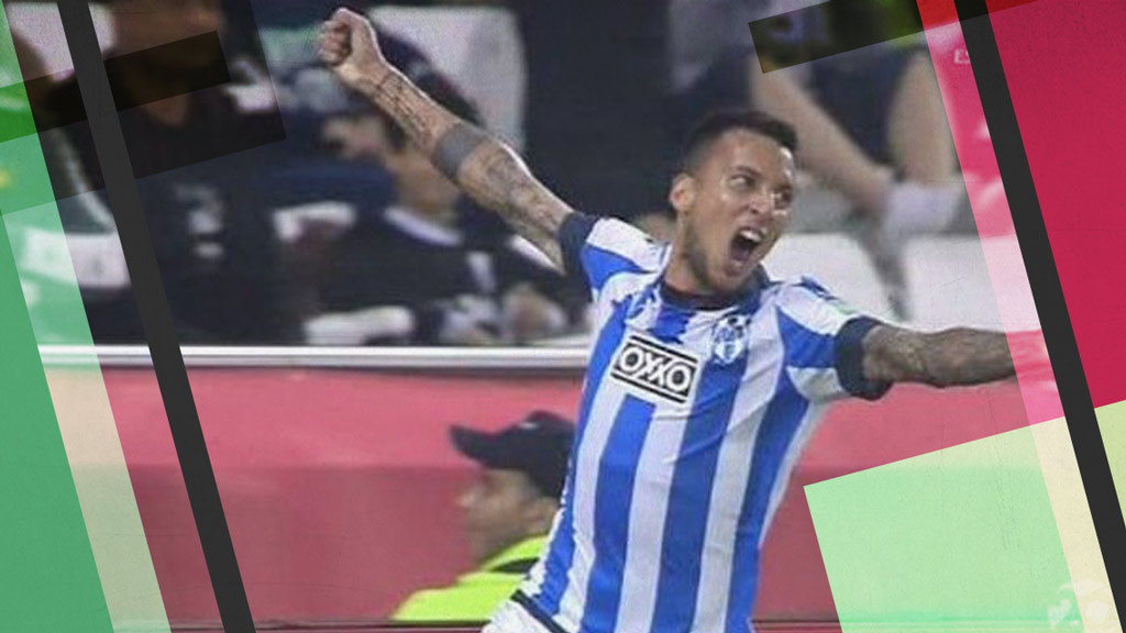 Leonel Vangioni festeja su gol ante el Al-Sadd