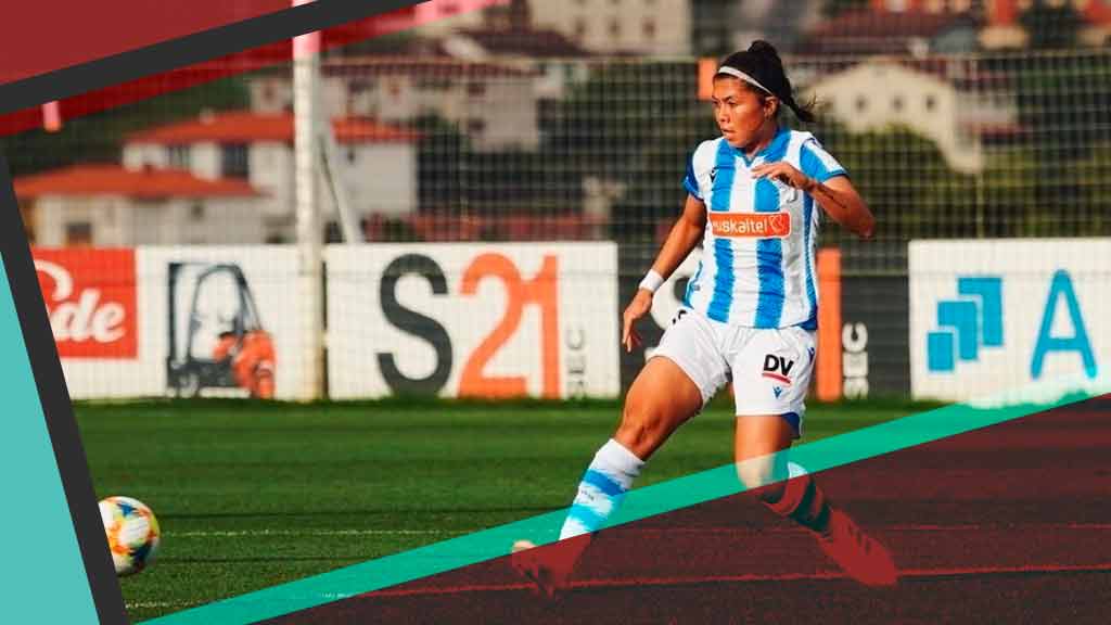 Kiana Palacios marca en goleada de la Real Sociedad