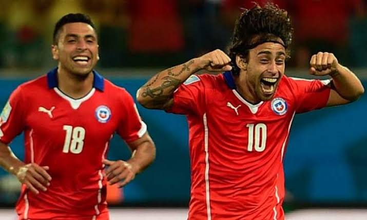 Gonzalo Jara y Jorge Valdivia con la Selección de Chile; hoy en Monarcas Morelia