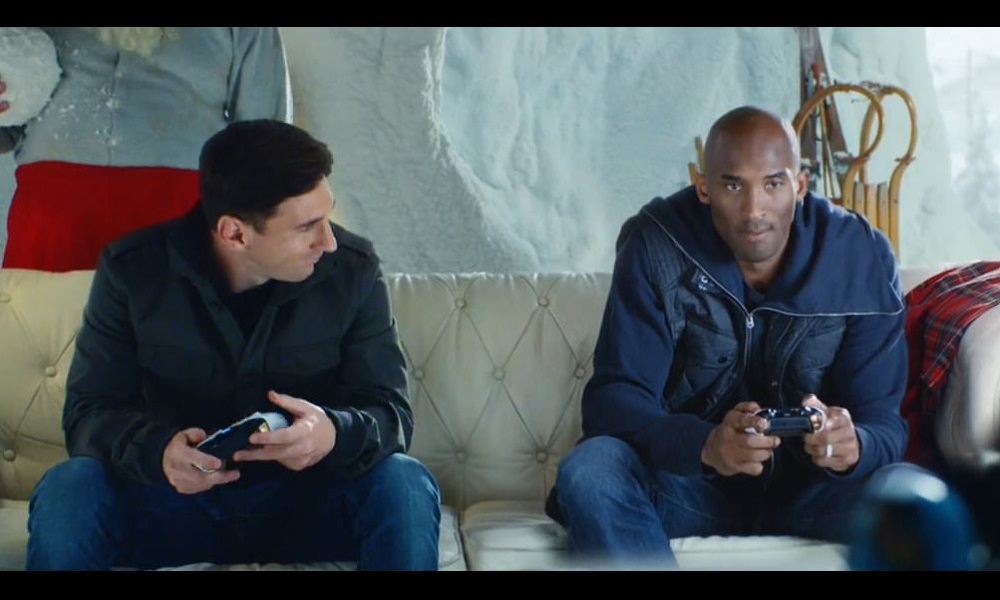 Kobe Bryant con Lionel Messi