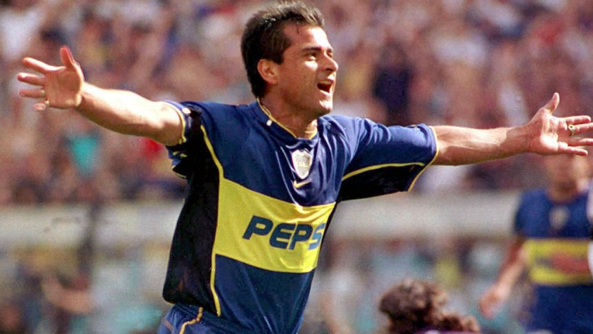 Marcelo 'Chelo' Delgado con Boca Juniors