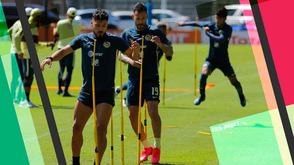 La alineación de América para el juego contra Comunicaciones