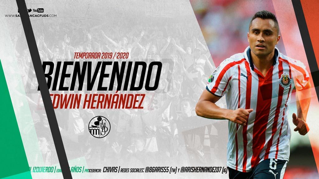 Edwin Hernández ficha por el Salamanca de España