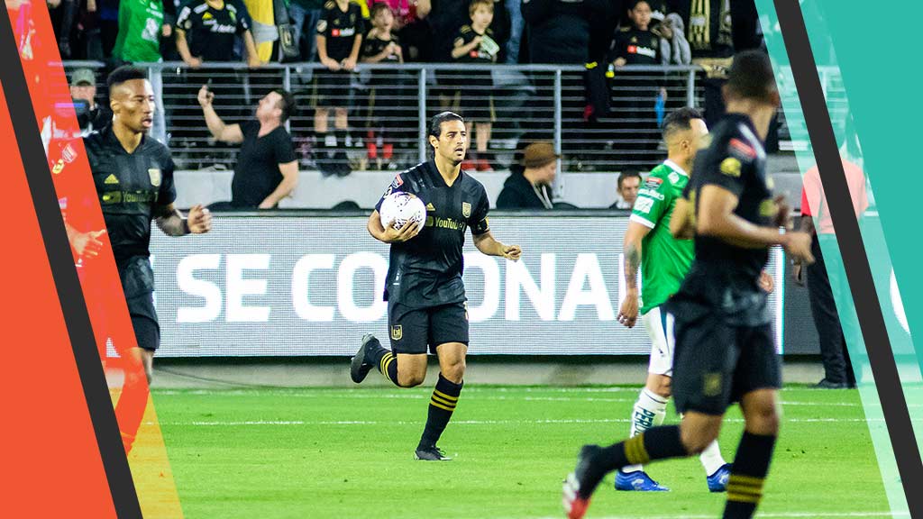 Gol de Carlos Vela que acorta las distancias entre LAFC y León