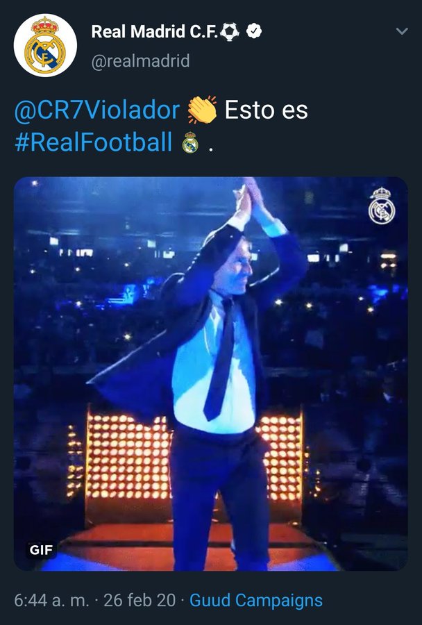 El extraño mensaje que lanzó el Real Madrid en redes sociales. 