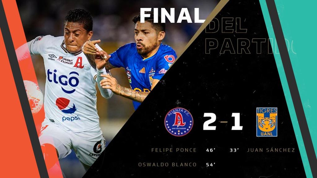 Tigres cayó ante el Alianza FC de San Salvador