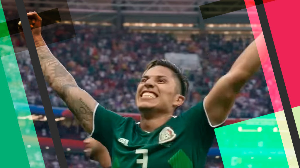 Carlos Salcedo y su ofensivo festejo en Rusia 2018