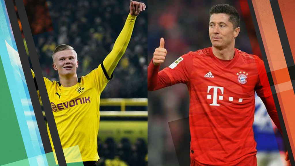 El duelo Robert Lewandowski vs Erling Haaland