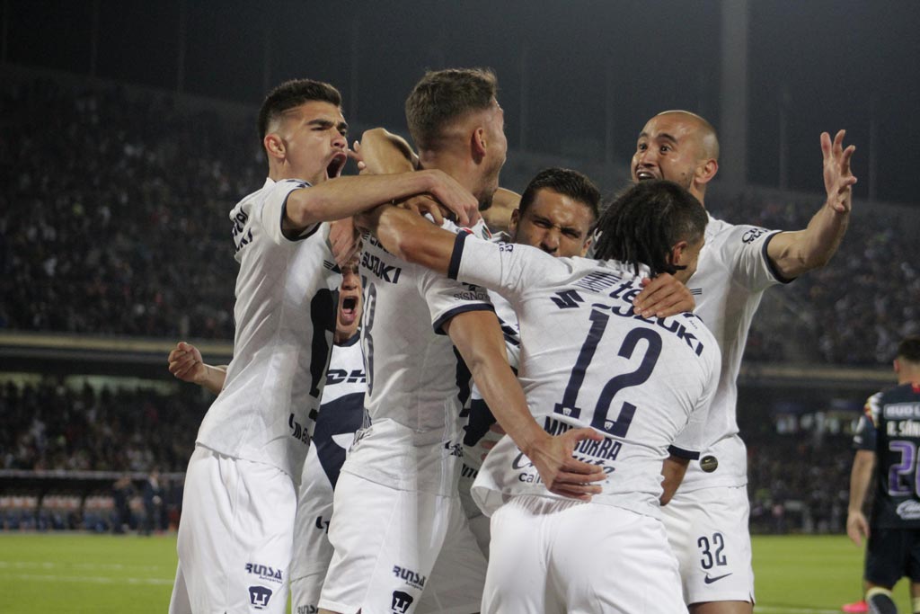 Pumas festejó con todo el gol de Nico Freire