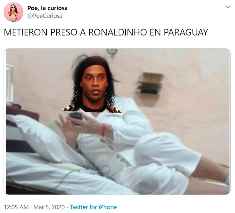 Los memes por la detención de Ronaldinho en Paraguay 8