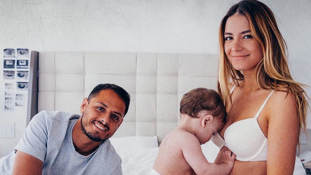 Chicharito anuncia que espera a su segundo hijo