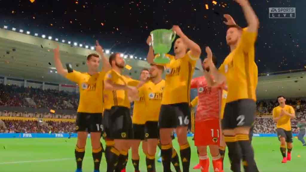Con gol de Raúl Jiménez, Wolverhampton es campeón virtual
