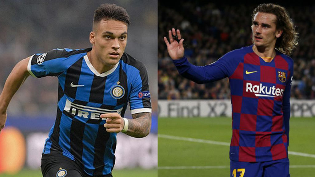 Barcelona desea intercambio Antoine Griezmann por Lautaro Martínez