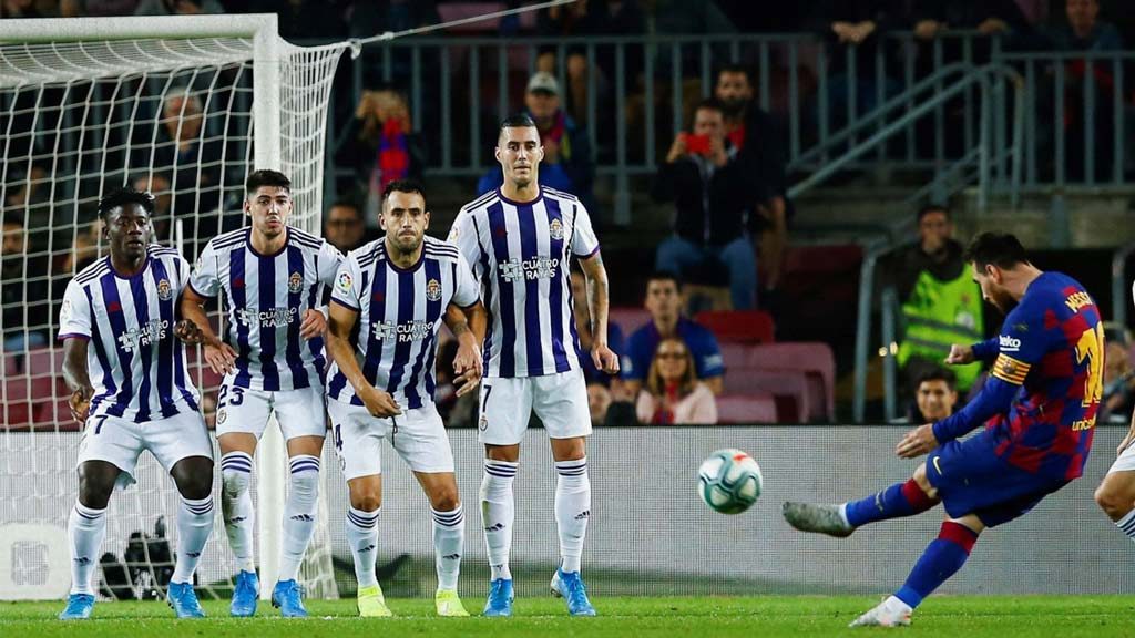Lionel Messi, amo de los tiros libres