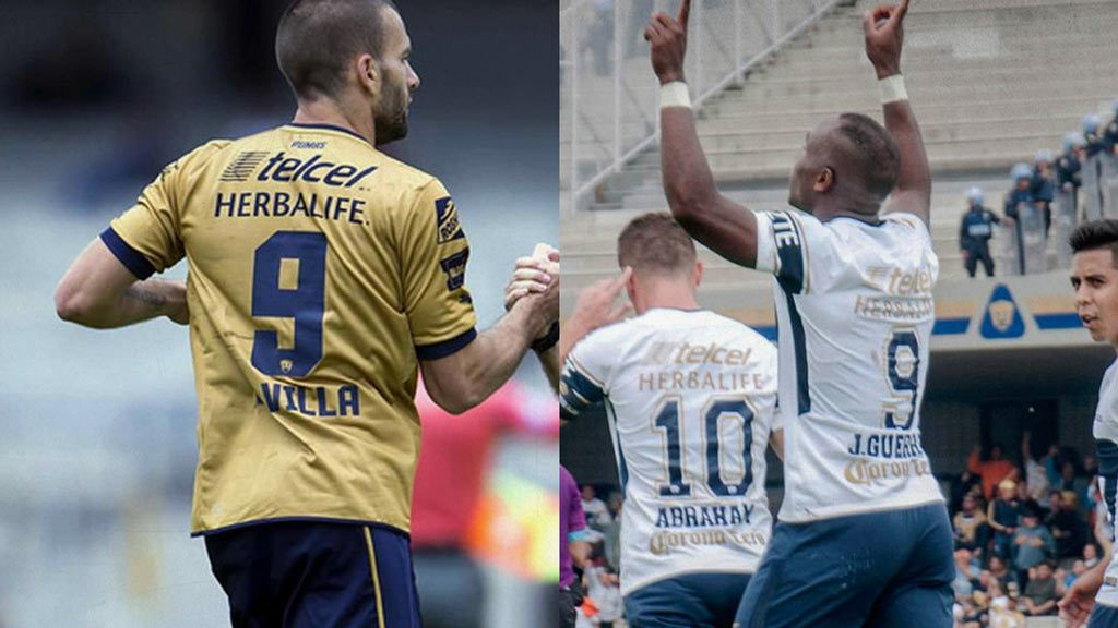 Los últimos 6 delanteros que portaron el dorsal 9 en Pumas