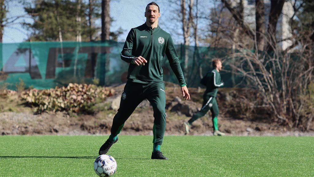 Zlatan Ibrahimovic entrena en Suecia; se rumora retiro