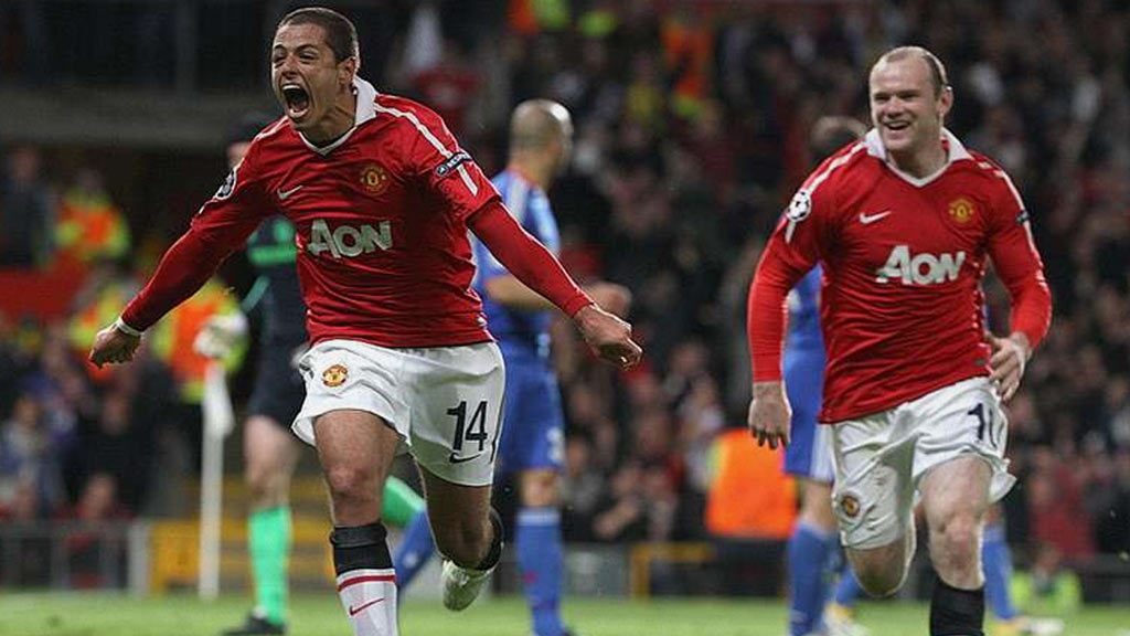 los-datos-historicos-de-chicharito-en-champions-league
