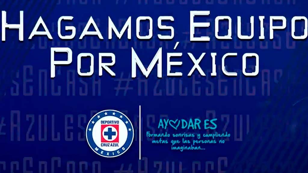 Cruz Azul lanza campaña por el Coronavirus