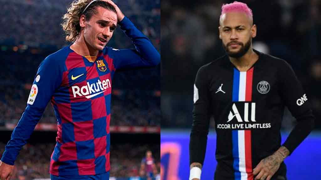 Griezmann y otros 2 jugadores saldrían del Barcelona por Neymar