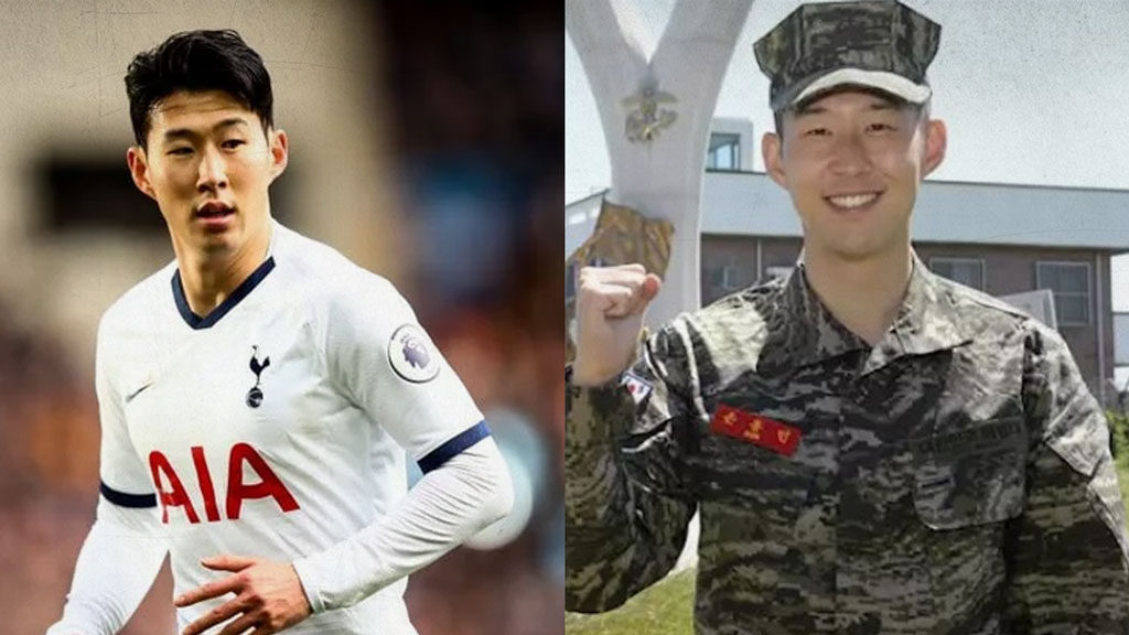 Heung-Min son termina con honores servicio militar