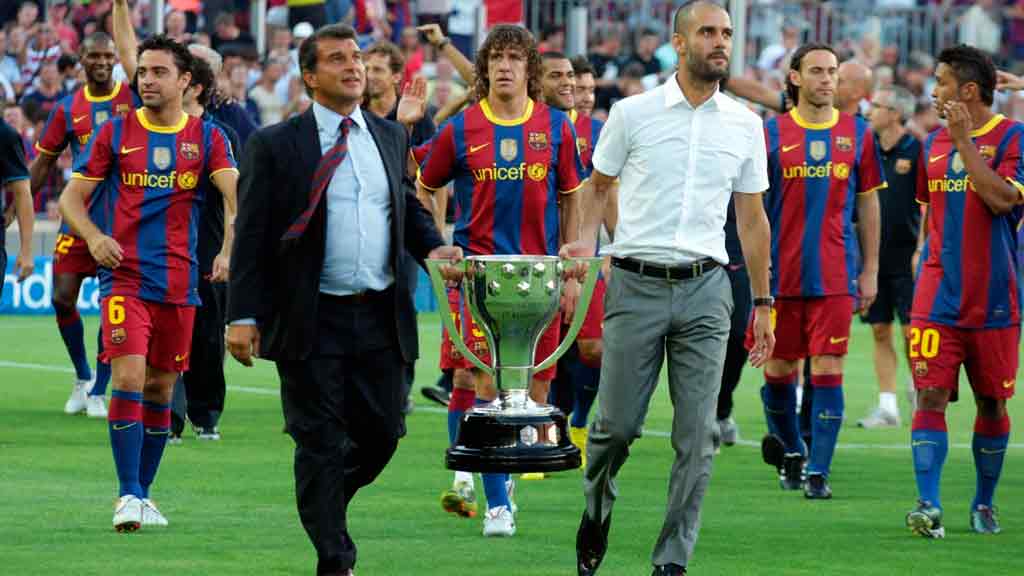 Laporta quiere a Guardiola de regreso en el Barcelona