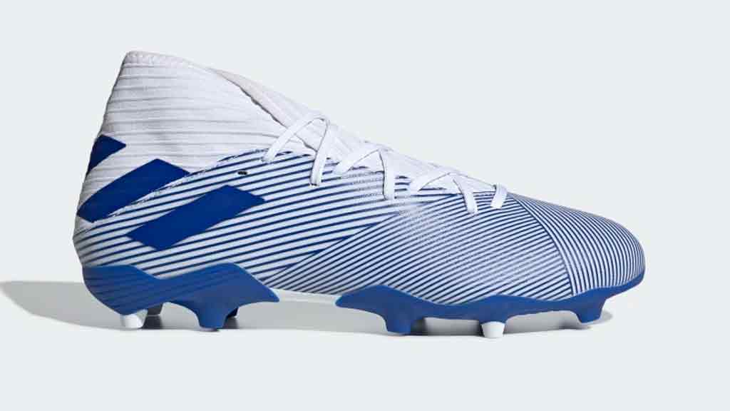 Nemeziz azul con blanco