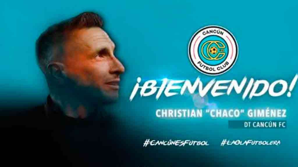 OFICIAL: ‘Chaco’ Giménez será el nuevo entrenador del Cancún FC