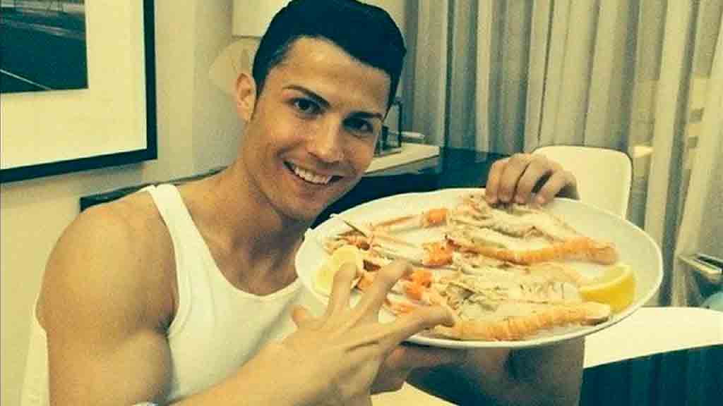 Las comidas preferidas por los grandes futbolistas