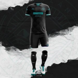 Un uniforme en negro para el equipo de Mazatlán
