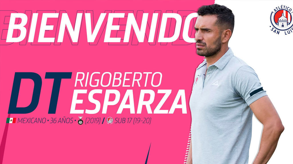 Rigoberto Esparza, nuevo DT de Atlético de San Luis Femenil