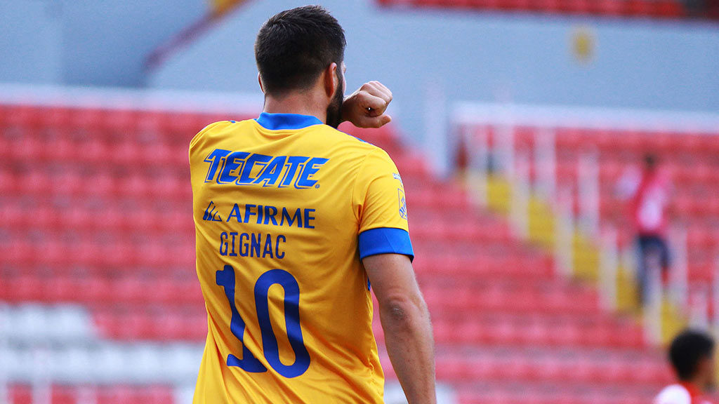 Gignac y Vargas encabezan triunfo de Tigres sobre Necaxa