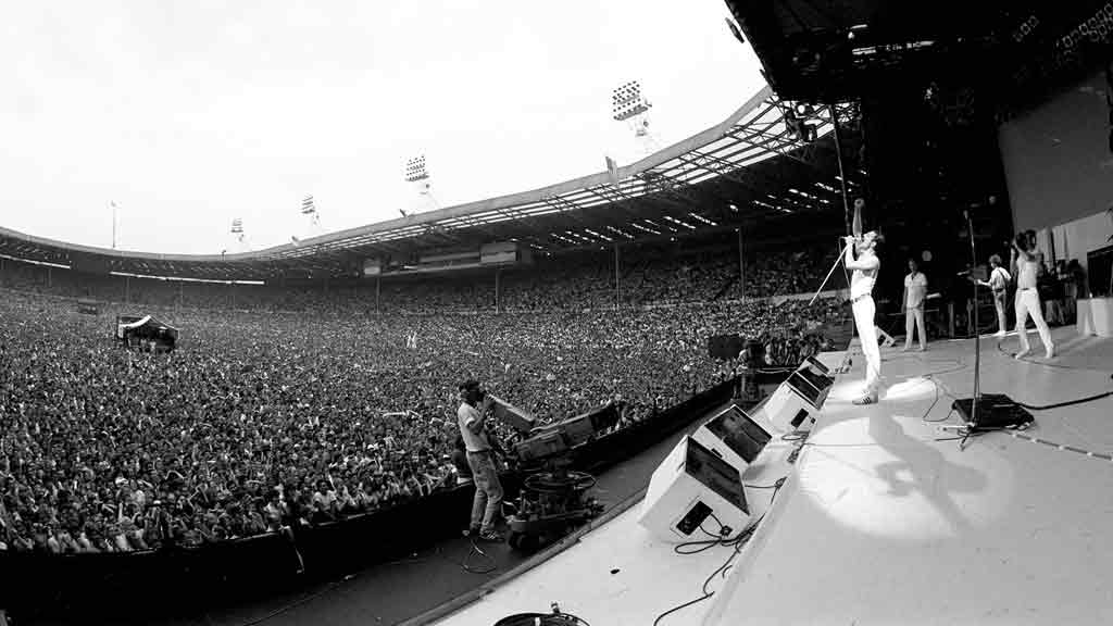 Live Aid Wembley Freddie Mercury 