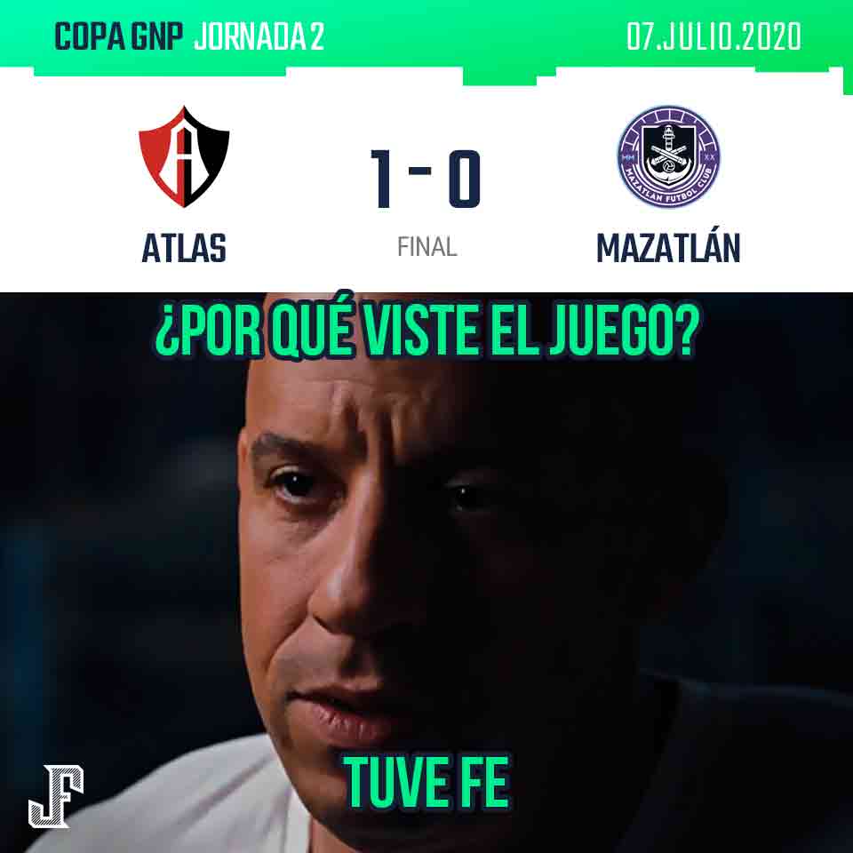 Memes de la derrota de Mazatlán FC contra el Atlas 9