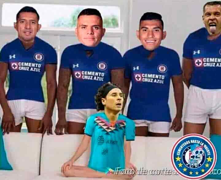 Memes de la goleada de Cruz Azul contra el América 1