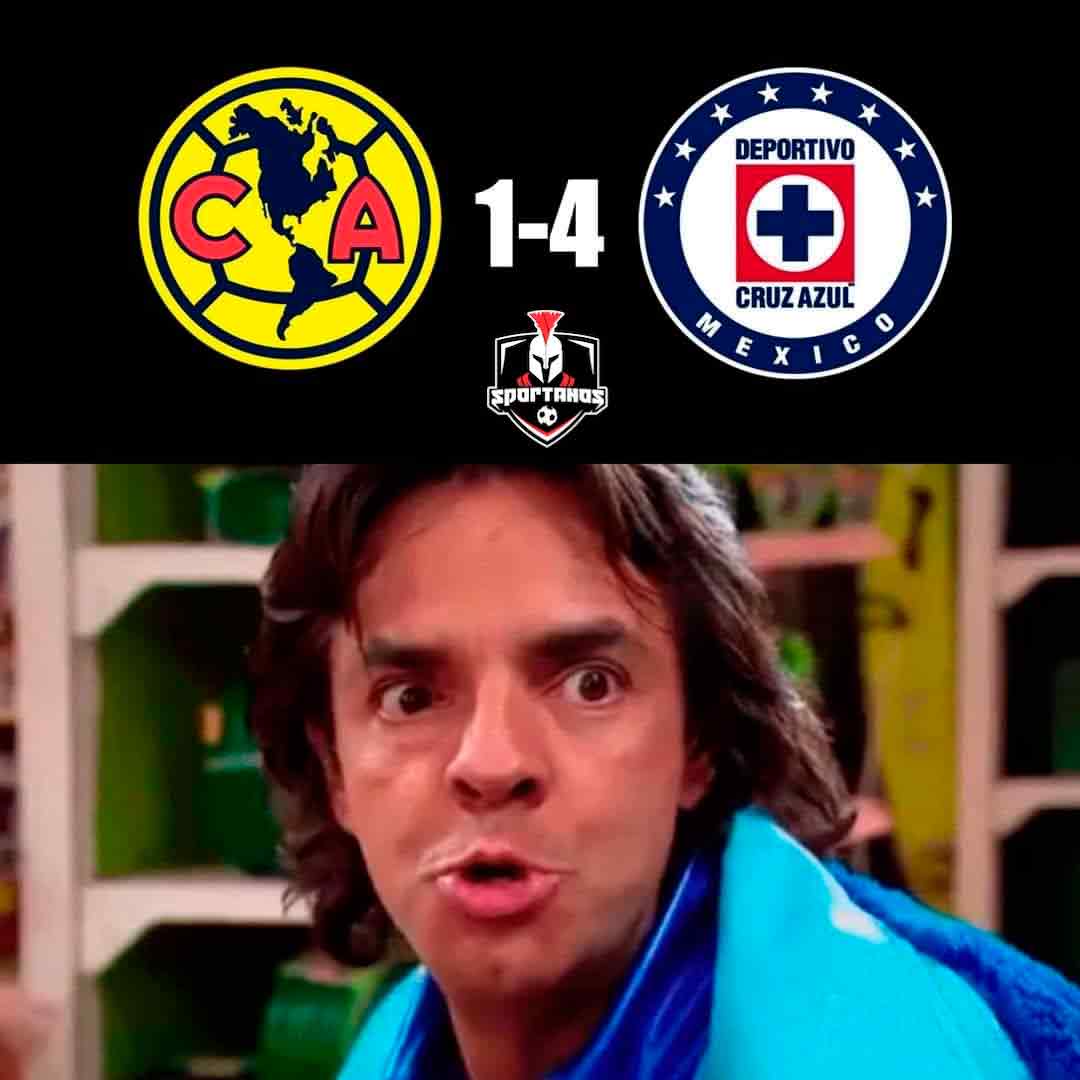 Memes de la goleada de Cruz Azul contra el América 8