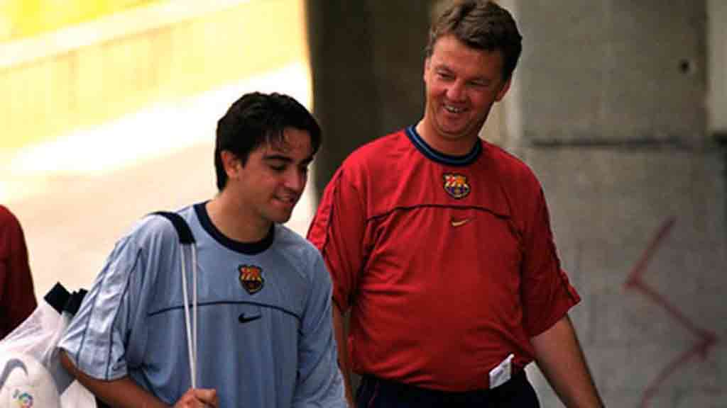 Xavi y Van Gaal