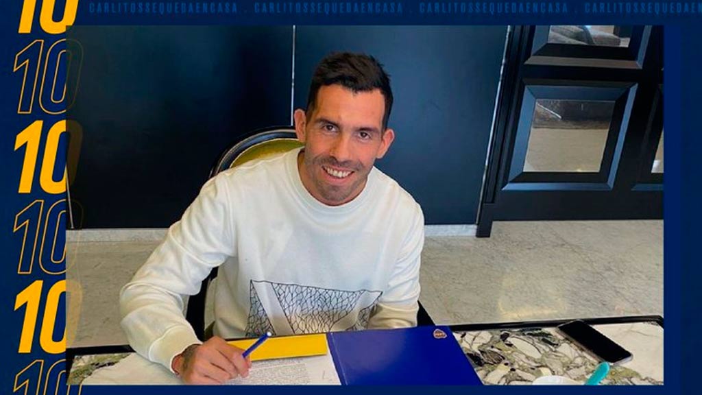 Carlos Tevez renovó contrato con Boca Juniors