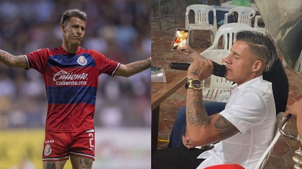 Chicote Calderón captado en una fiesta Chicote Calderón en Chivas; Los escándalos que han opacado su paso por el club rojiblanco