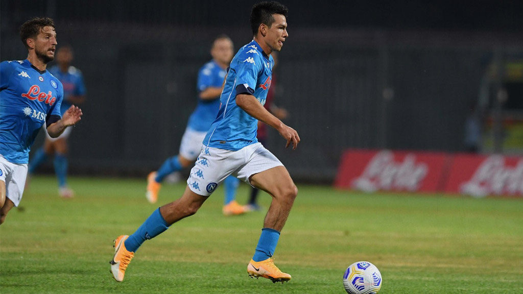 Chucky Lozano anota en goleada de Napoli