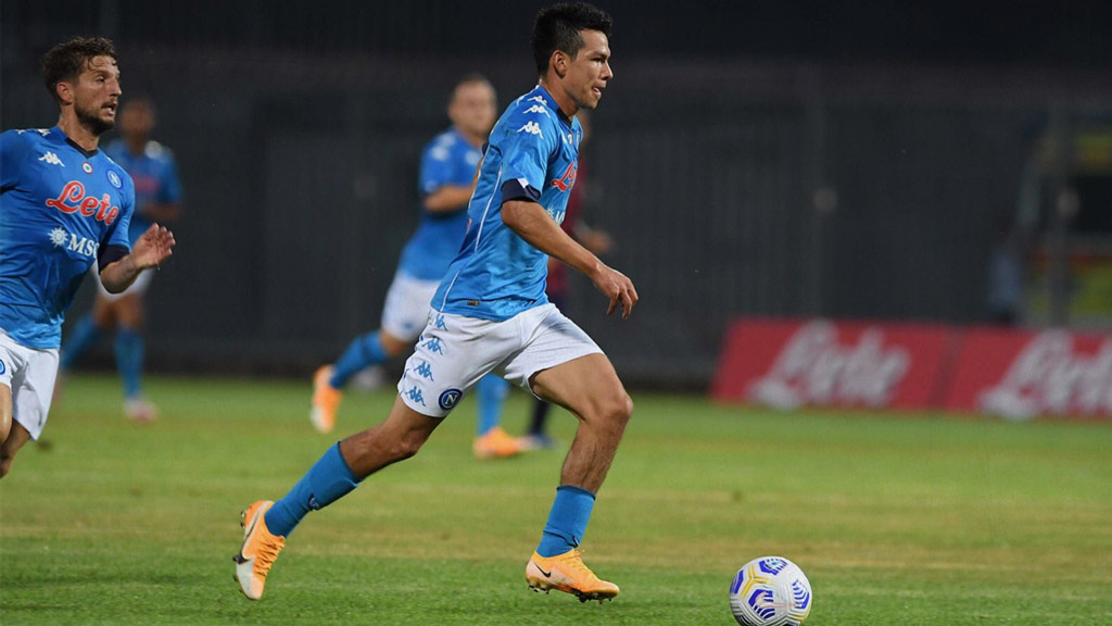 Chucky Lozano anota en goleada de Napoli