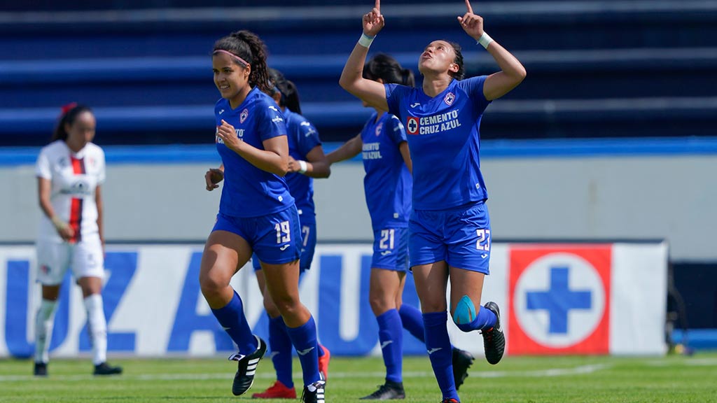 Cruz Azul golea al Atlas en la Jornada 2 de la Liga MX Femenil