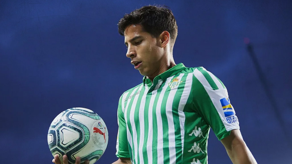 Diego Lainez tendrá minutos con Manuel Pellegrini en Betis