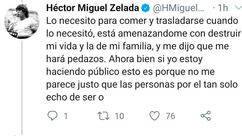 CM acusa a Héctor Miguel Zelada por falta de pago 2