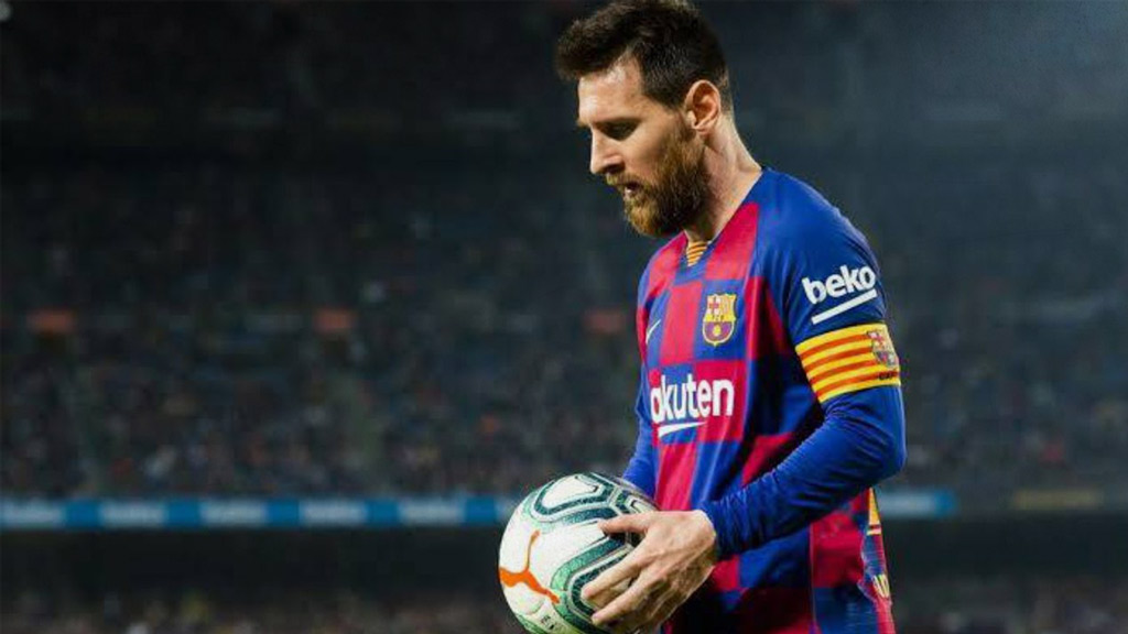 Lionel Messi se ve fuera del FC Barcelona