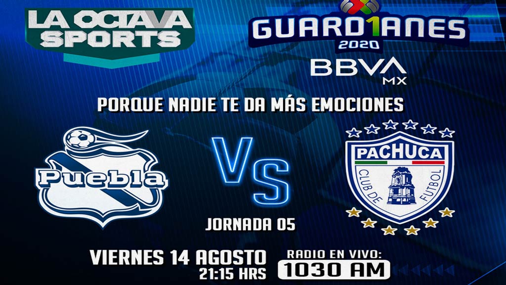 Escucha en vivo aquí el partido Puebla contra Pachuca