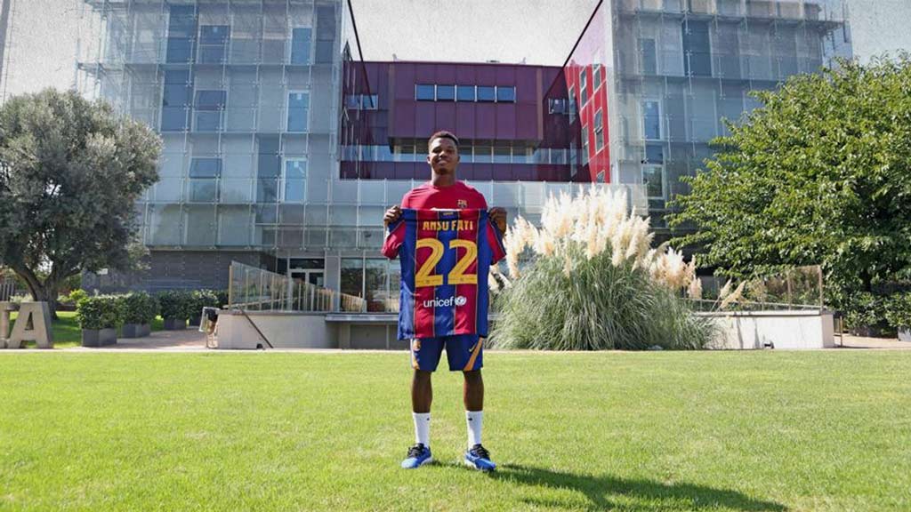 Ansu Fati firma contrato millonario con Barcelona